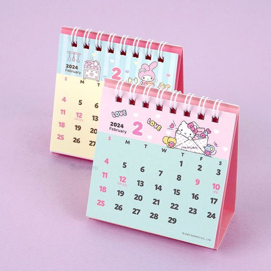 2024 Sanrio Desk Calendar - Kuromi - Kawaii Co.