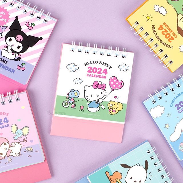 2024 Sanrio Desk Calendar - Kuromi - Kawaii Co.