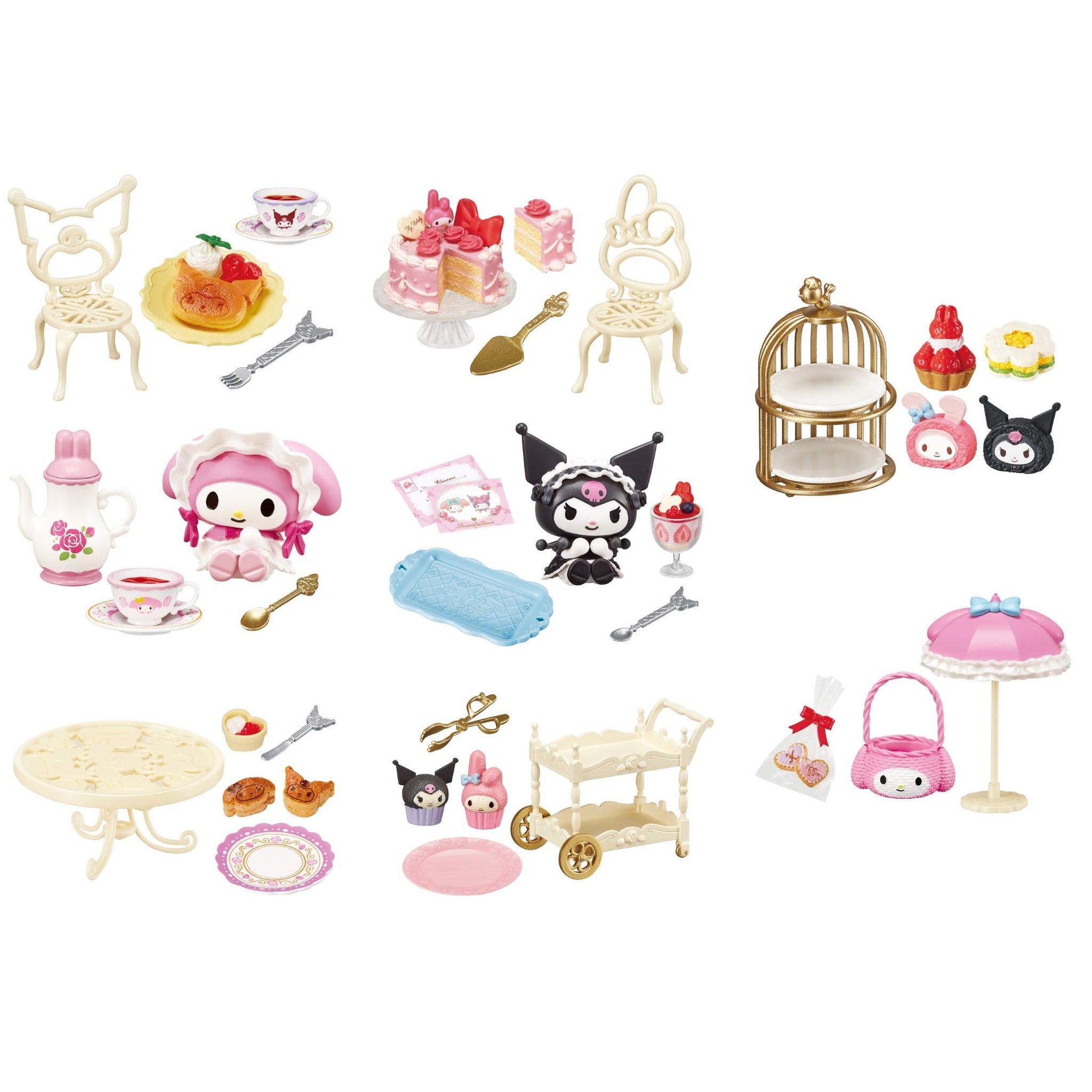 Rement Sanrio My Melody / Kuromi Sweet Tea Party Blind Box