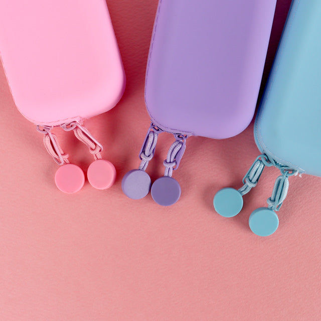 Sanrio Characters Silicone Pencil Case - Kuromi