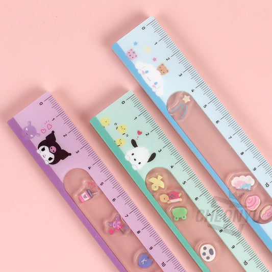 Sanrio Shaker Ruler - Kuromi