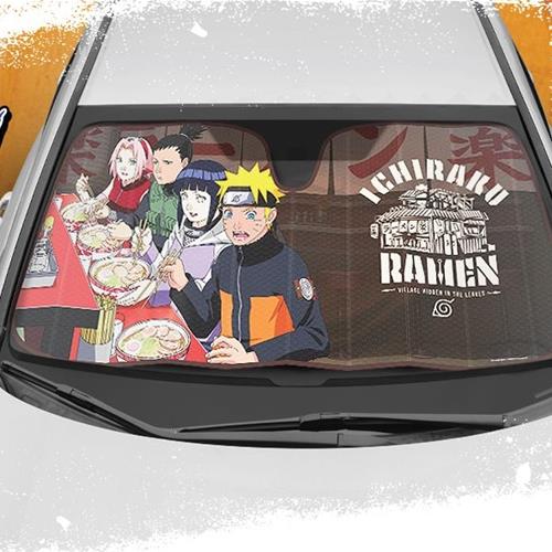 Naruto Ramen Auto Sun Shade Size: 57" X 27"