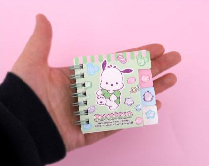 Sanrio Characters Mini Index Notebook - Pochacco