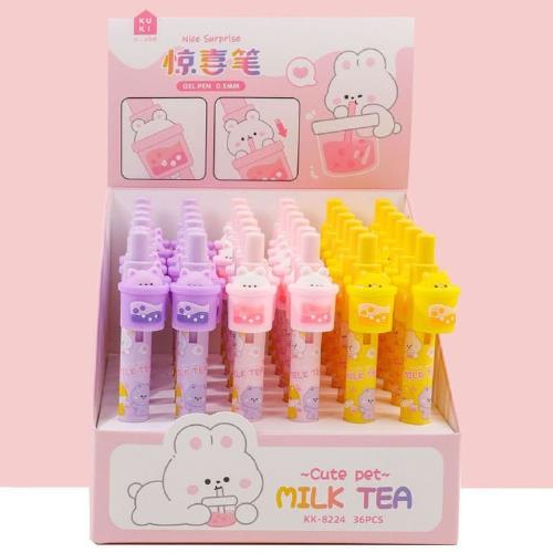Milk Tea Gel Pen: Smooth Writing, Cute Boba Design