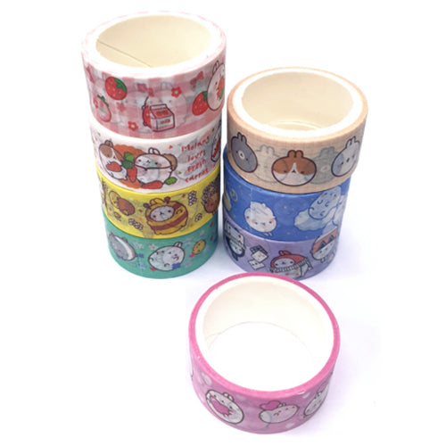 Molang Masking Tape 8-Set