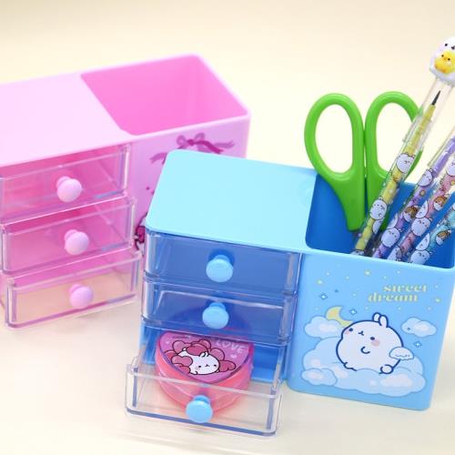Molang 3 Drawer & Pen Organizer