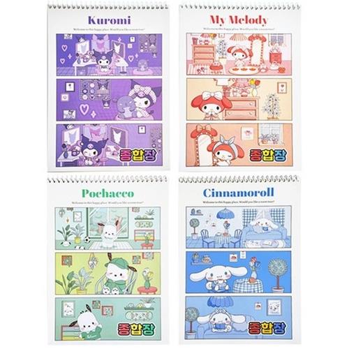 Sanrio Characters Unruled Top-Bound Notepad