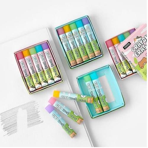 Soondeok Crew Crayon Shape Eraser
