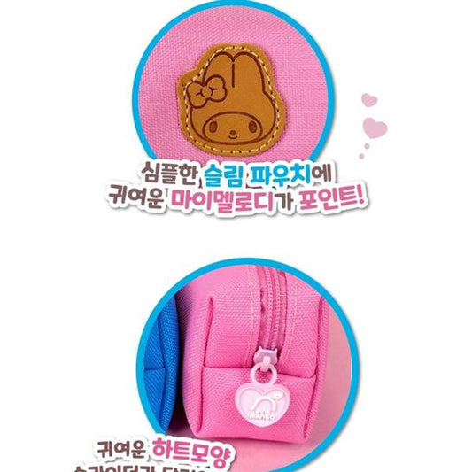Sanrio Characters Leather Slim Pencil Pouch - My Melody
