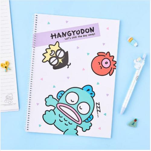 Sanrio Hangyodon Lined Spiral Note