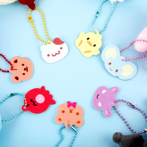 Sanrio Face Backpack Keychain - Kuromi