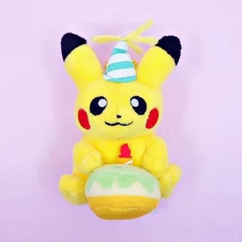 Pokemon Pikachu Birthday Cake Plush Clip 8CM