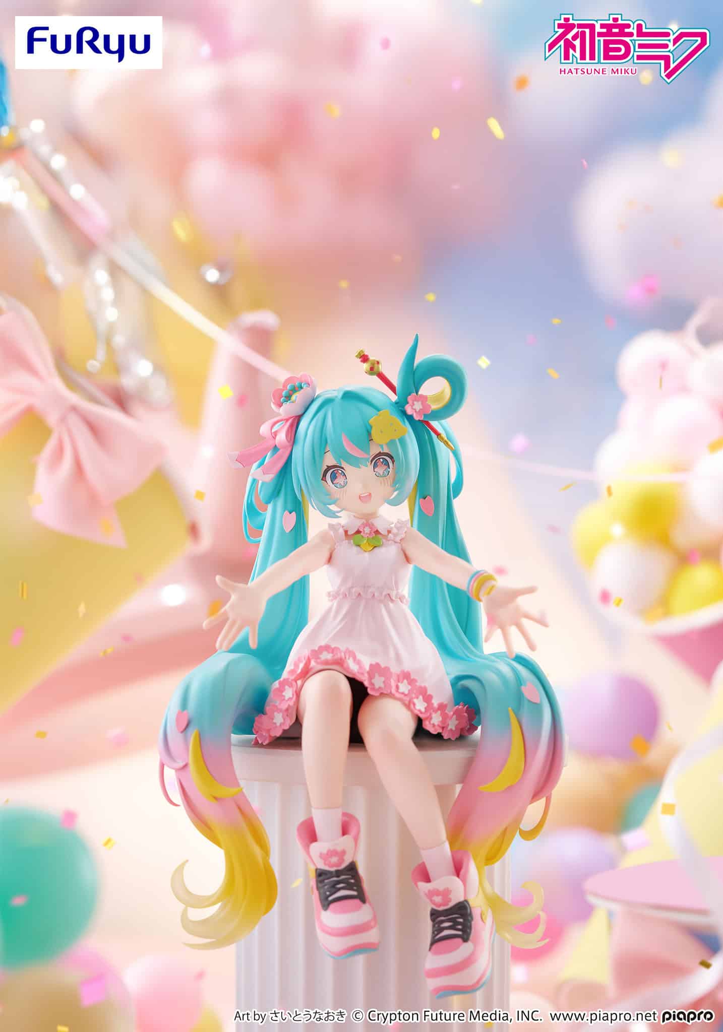 Hatsune Miku 10th Anniversary Noodle Stopper Figure