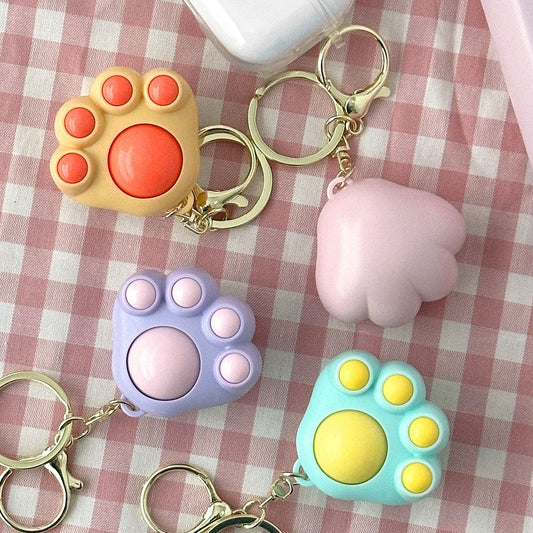 A Rolling Animal'S Sole Key Ring - Kawaii Co.