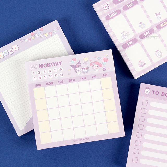 Sanrio Kuromi Memo Pad Set