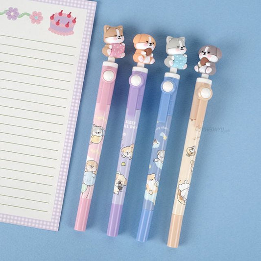 Cute Doggie Moving Gel Pen