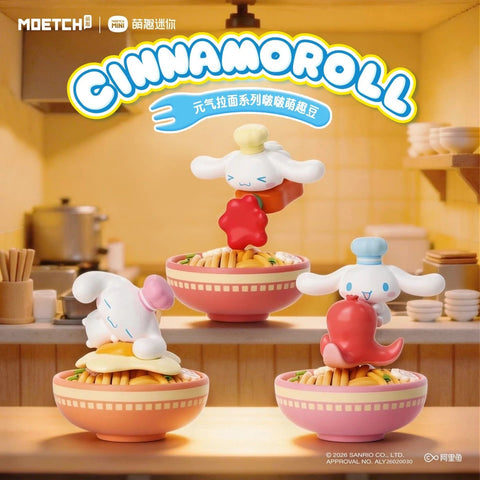 Moetch Cinnamoroll Energetic Ramen Blind Figure