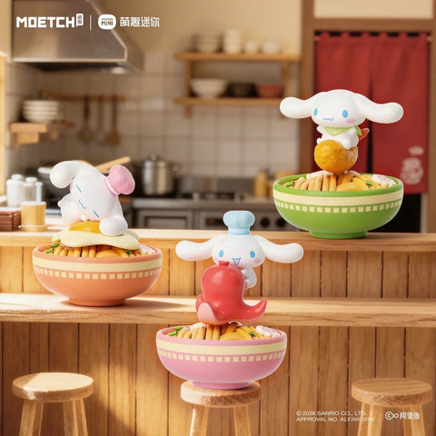 Moetch Cinnamoroll Energetic Ramen Blind Figure