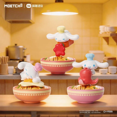 Moetch Cinnamoroll Energetic Ramen Blind Figure