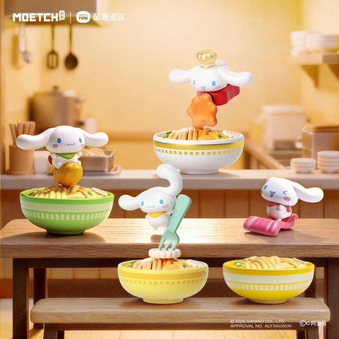 Moetch Cinnamoroll Energetic Ramen Blind Figure