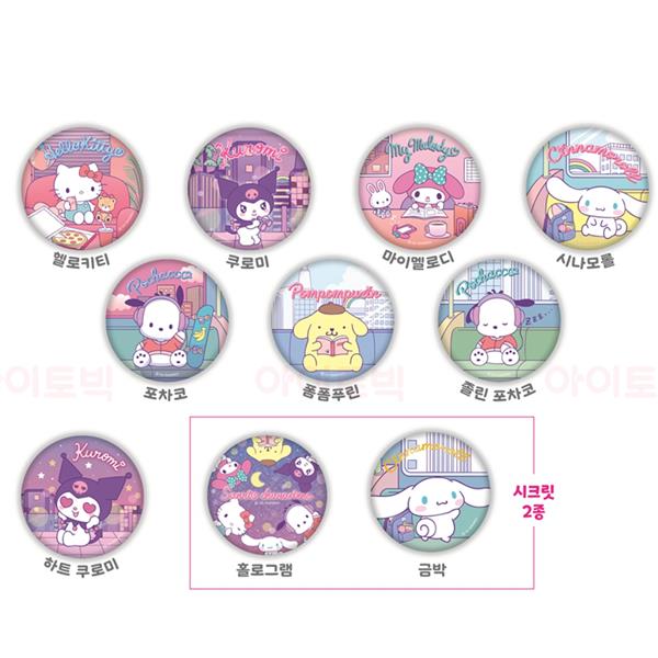 Sanrio Characters Badge