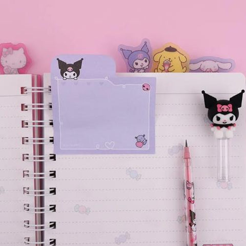 Sanrio Characters Sticky Memo Pad - Kuromi