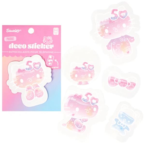 Sanrio Phone Deco Sticker - Hello Kitty 50Th Anniversary