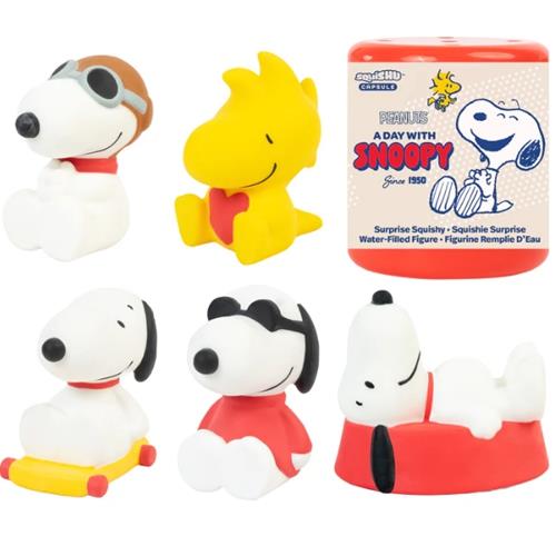 Snoopy &amp; Peanuts Day Squishy Capsule Toys - Series 1