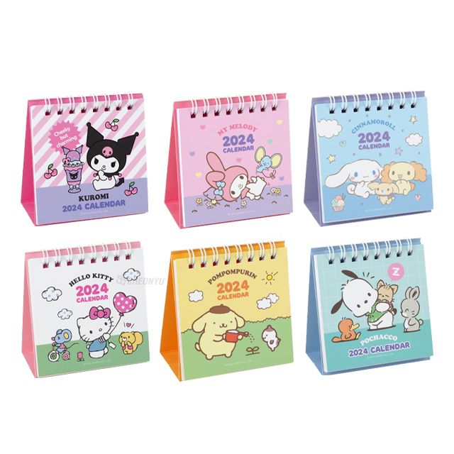 2024 Sanrio Desk Calendar - Kuromi - Kawaii Co.