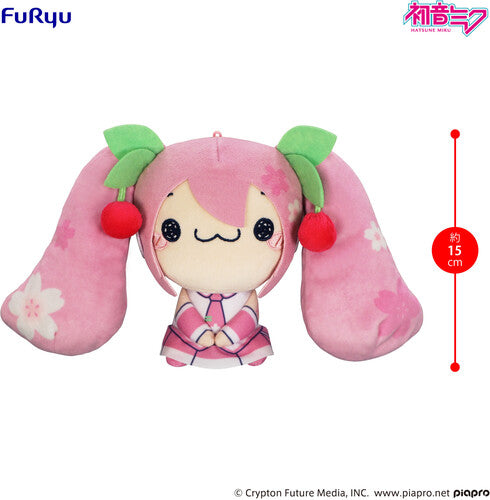 FuRyu Hatsune Miku Sakura Miku Mochipico Plush