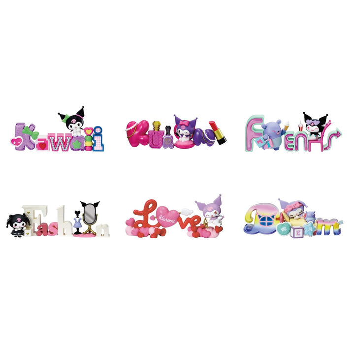 Rement Sanrio Kuromi Words Collection Blind Box