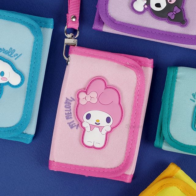 My Melody Cute Wallet With Neck Strap Coin And Card Holder