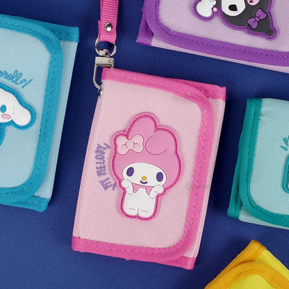 My Melody Cute Wallet With Neck Strap Coin And Card Holder
