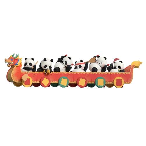 Panda Roll Dragon Boat Racing Blind Box Figure