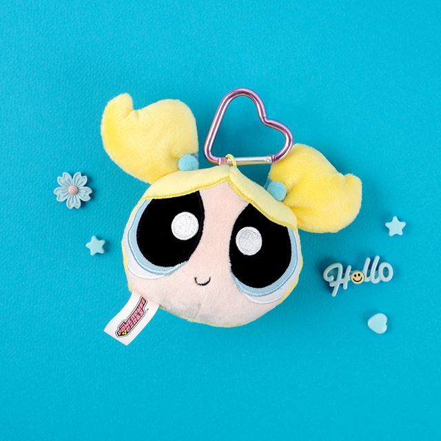 Powerpuff Girls Face Key Ring Doll - Bubbles