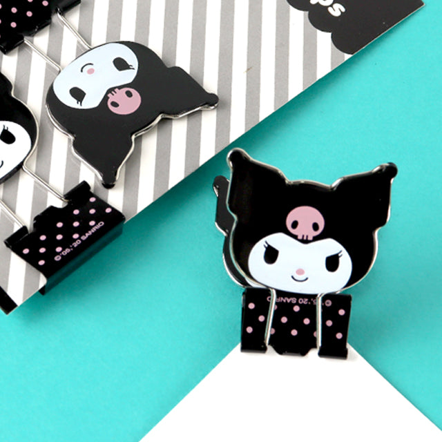 Sanrio Binder Clip Kuromi