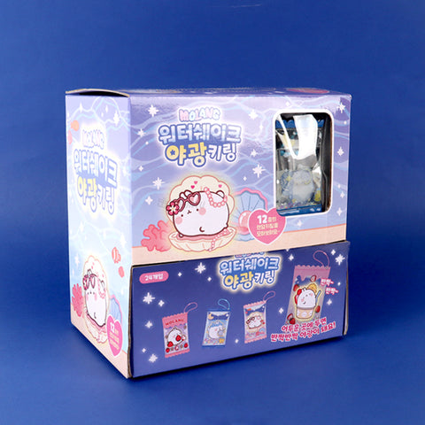 Molang Water-Shake Luminous Keyring