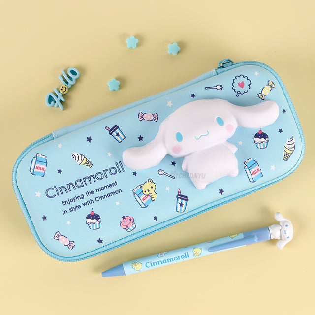 Sanrio Characters Dessert Squishy Pen Case - Cinnamoroll