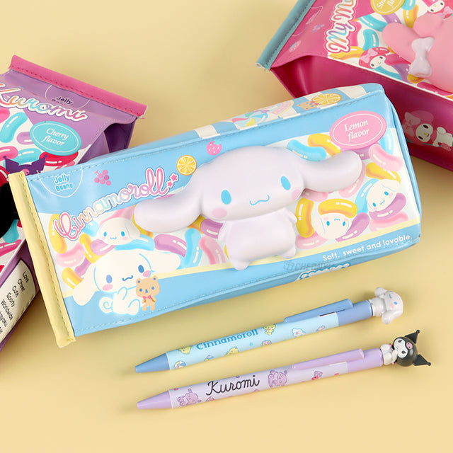 Sanrio Characters Milk Pack Squishy Pen Case - Cinnamoroll