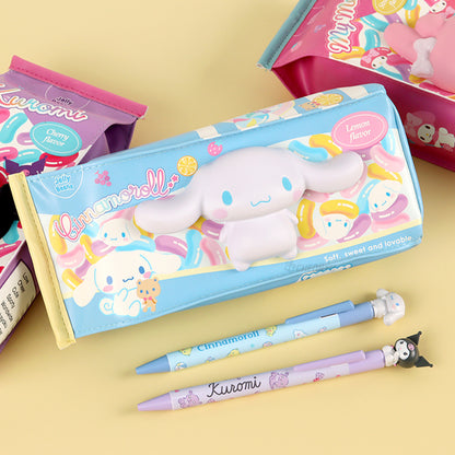 Sanrio Characters Milk Pack Squishy Pen Case - Cinnamoroll
