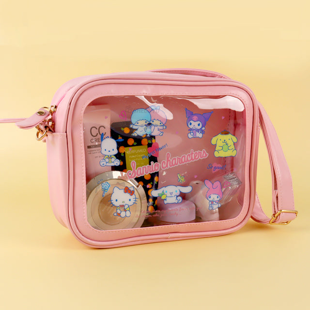 Sanrio Characters I Want You Clear Cross Bag
