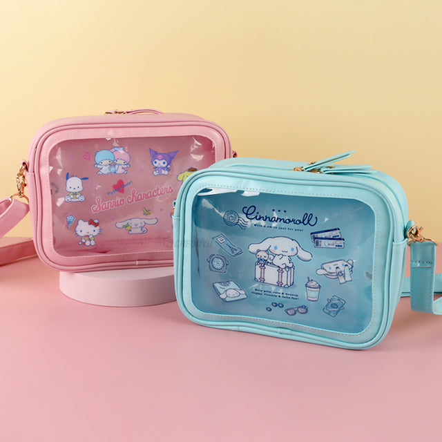 Sanrio Characters I Want You Clear Cross Bag