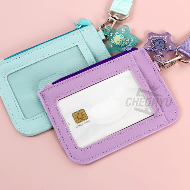 Sanrio Characters Newtro Strap Card Wallet – Cinnamoroll