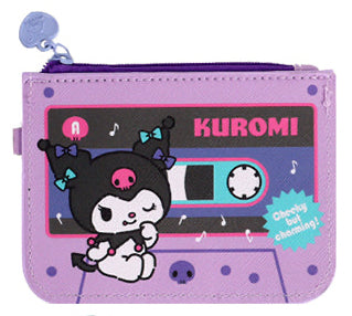 Sanrio Characters Newtro Strap Card Wallet – Kuromi