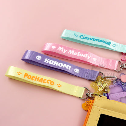 Sanrio Characters Newtro Strap Card Wallet – Cinnamoroll