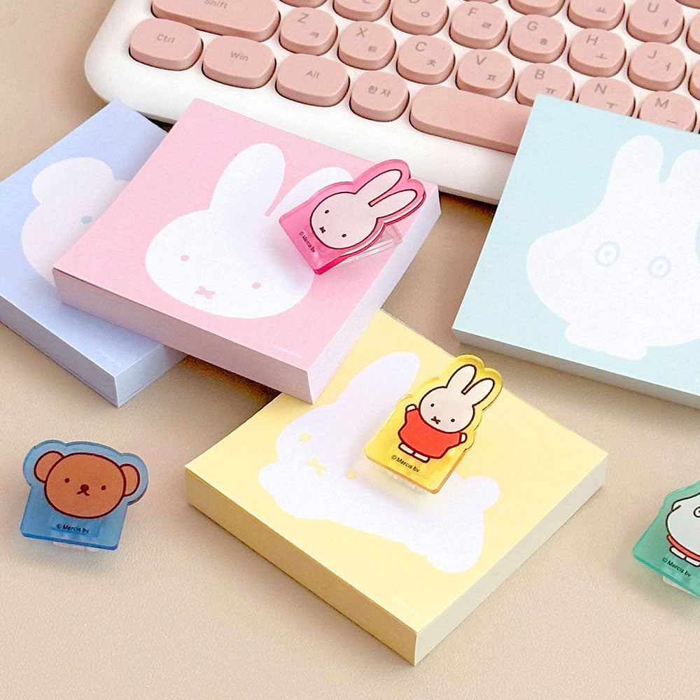 Miffy Acrylic Clip + Memo