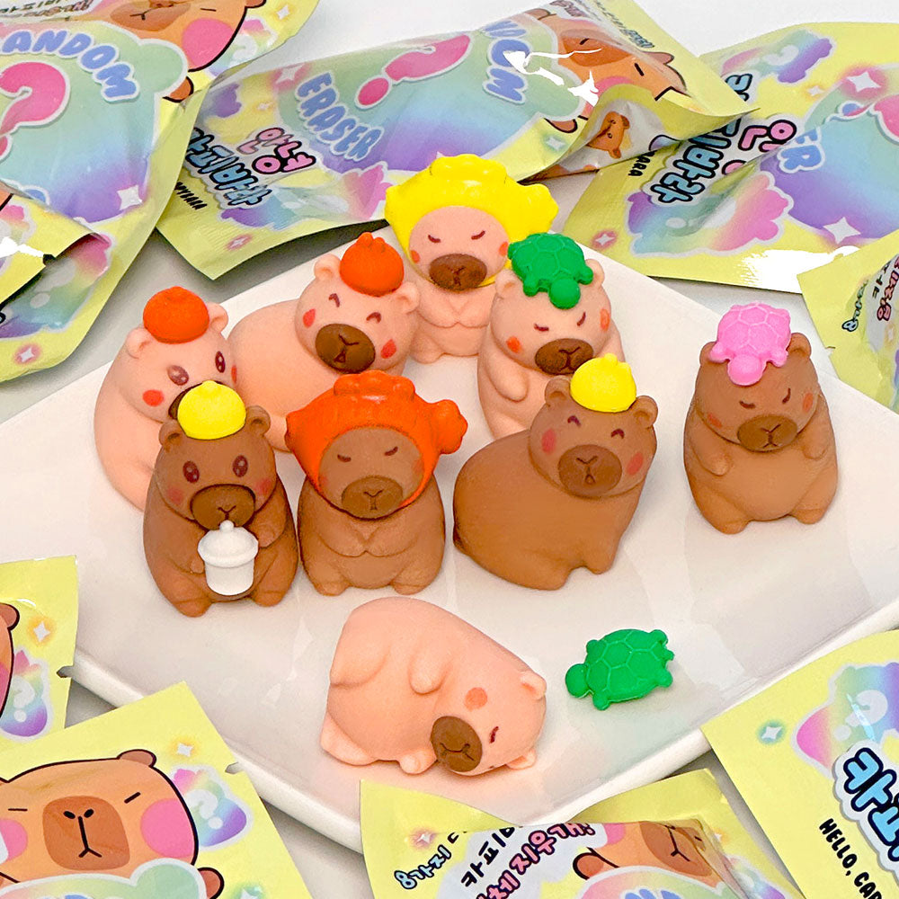 Capybarra Random Three-Dimensional Eraser