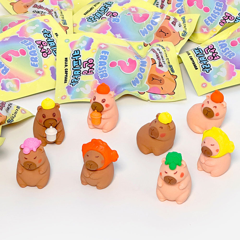Capybarra Random Three-Dimensional Eraser