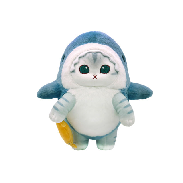 Mofusand Mackerel Cat Shark Costume Plush