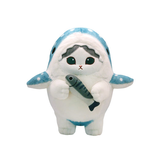 Mofusand Blue Bay Cat Shark Costume (25Cm) Plush